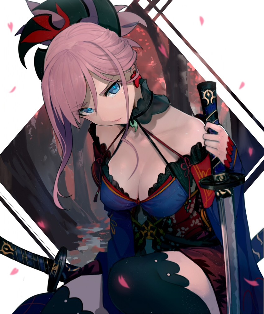 miyamoto musashi (fate and 1 more) drawn by walzrj