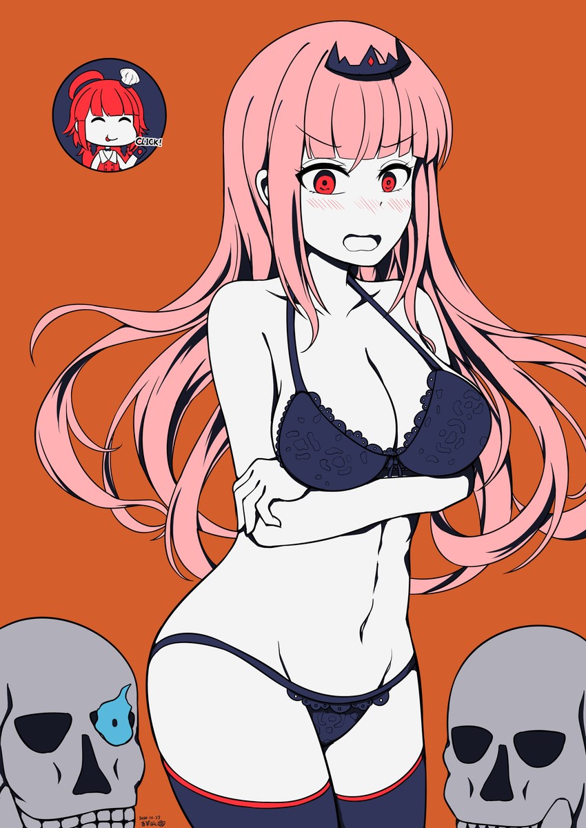 mori calliope, takanashi kiara, and sans (hololive and 2 more) drawn by vanillafox2035