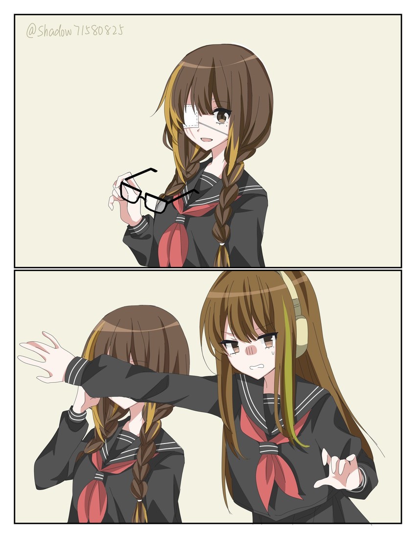 m16a1 and m4a1 (girls' frontline and 1 more) drawn by shadow71580825