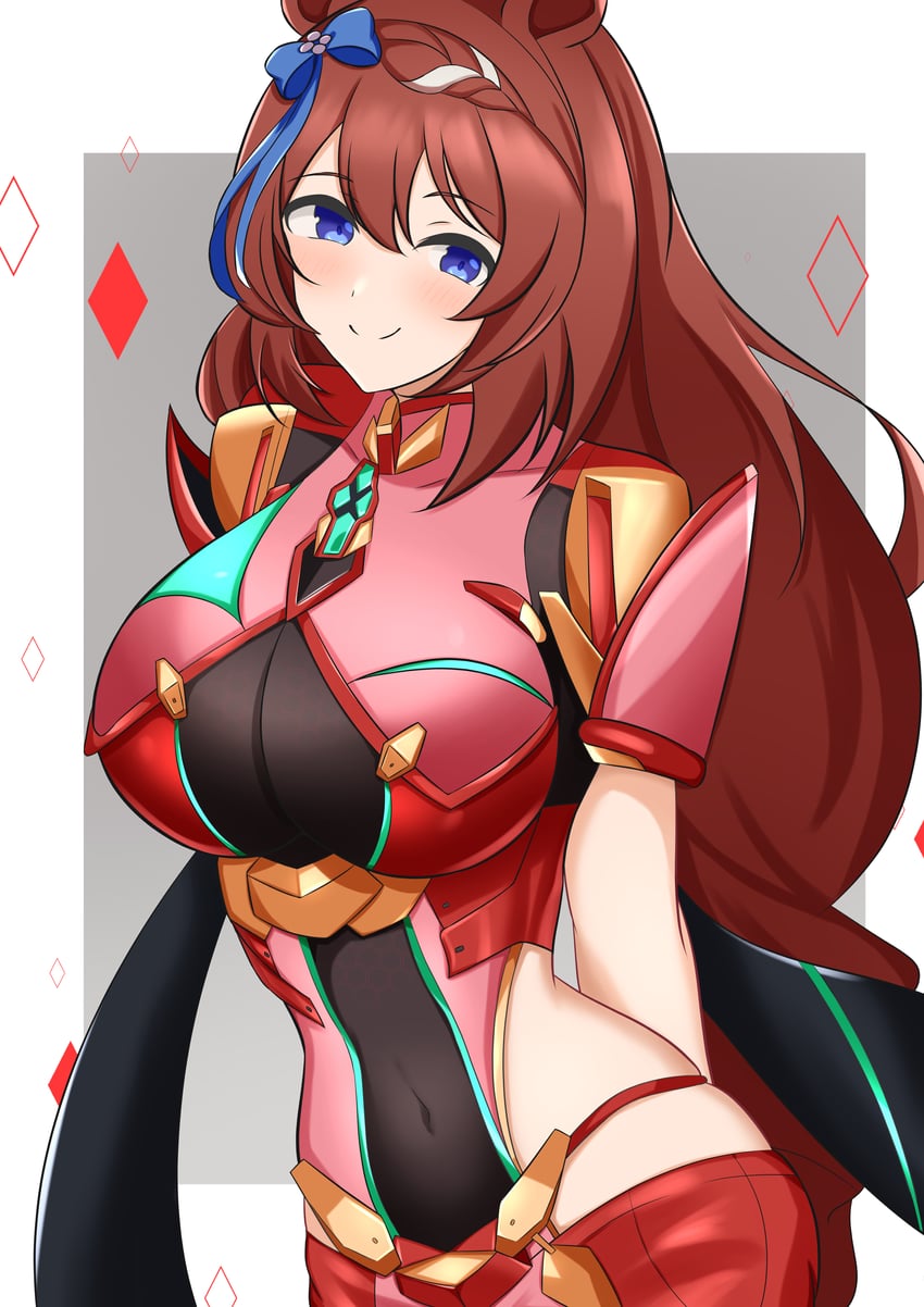 pyra and super creek (umamusume and 2 more) drawn by arn7