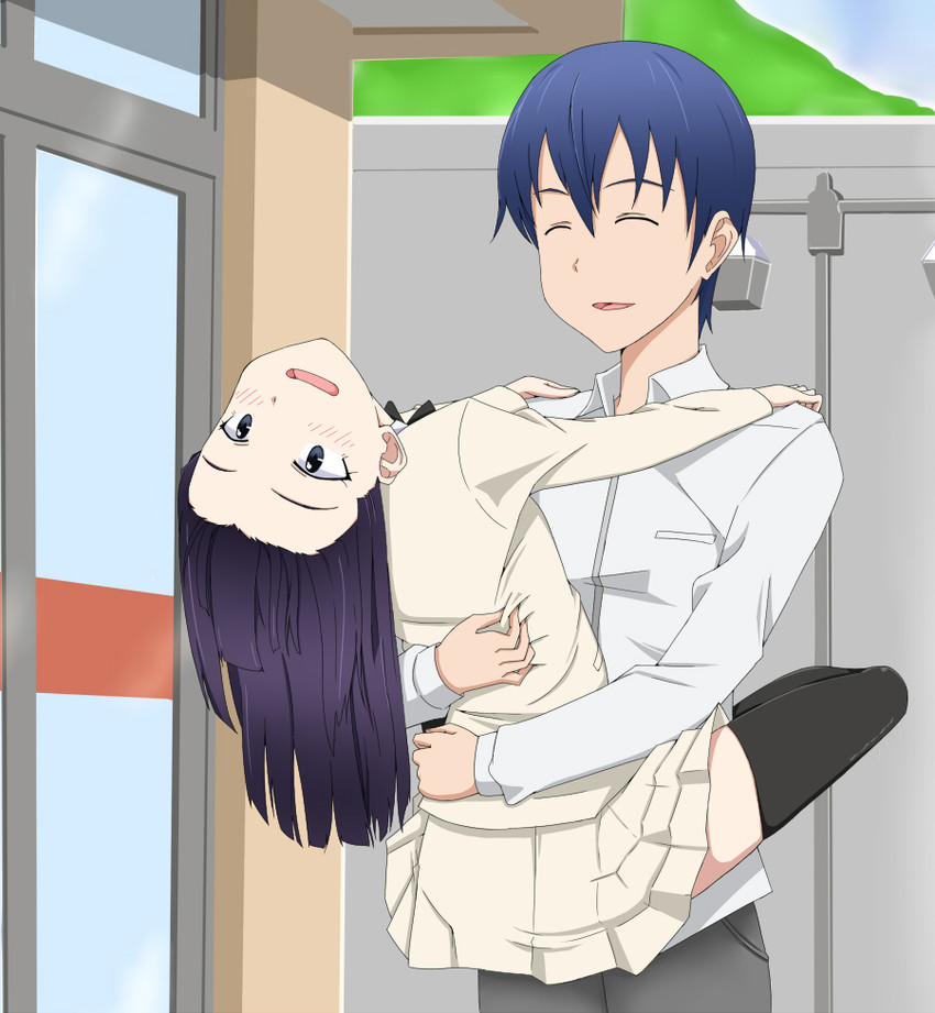 yamada aoi and souma hiroomi (working!!) drawn by yoshida_keiji