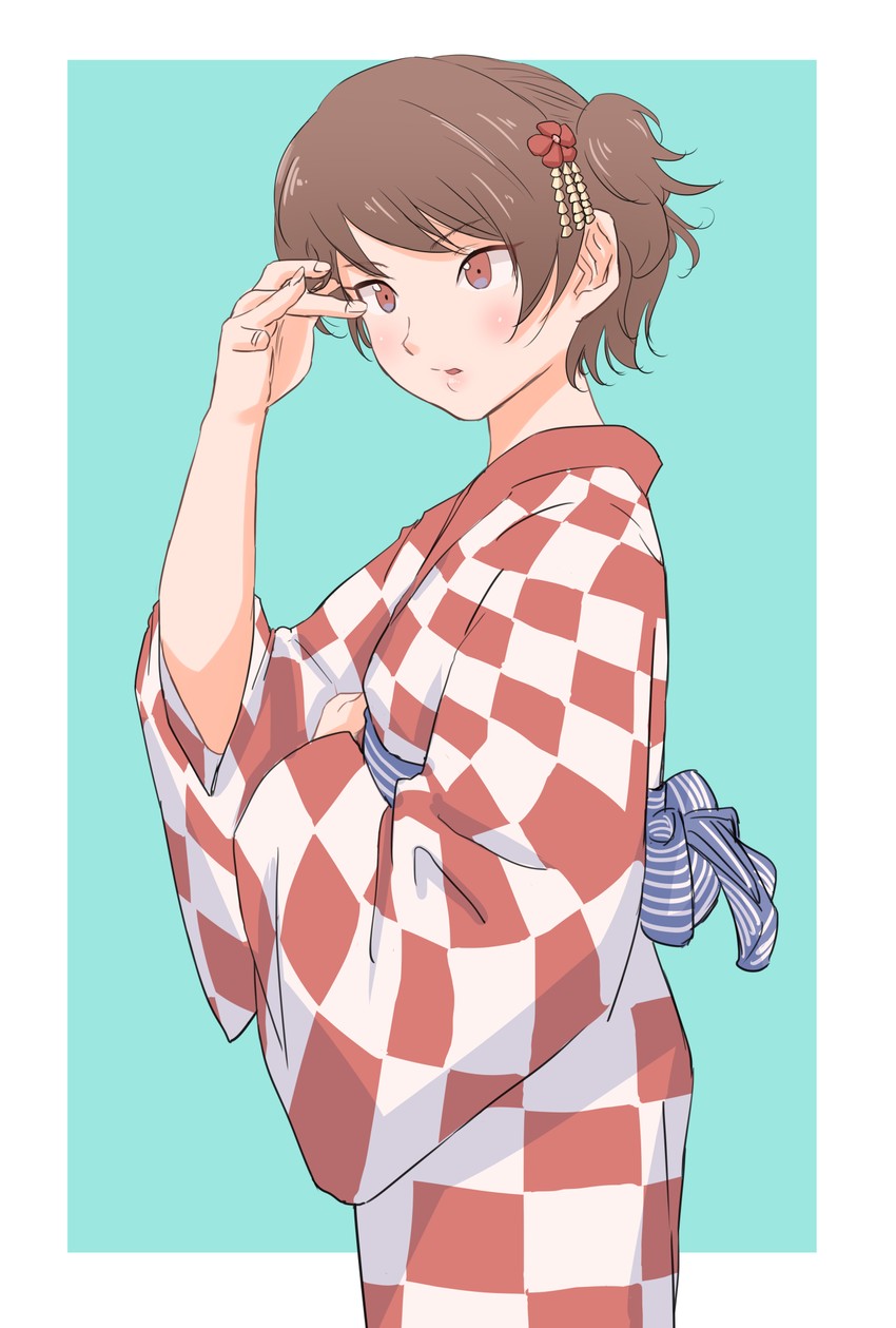 kawanishi shinobu (girls und panzer) drawn by oze_(xyz_go_go11)