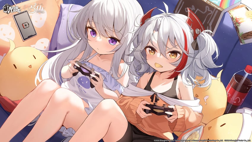 manjuu, little enterprise, and little prinz eugen (azur lane) drawn by nahaki