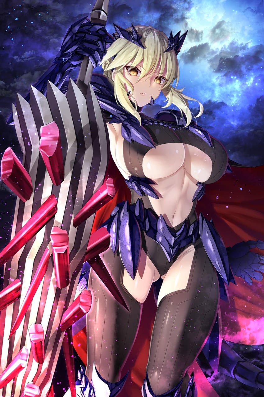 artoria pendragon (fate and 1 more) drawn by emanon123