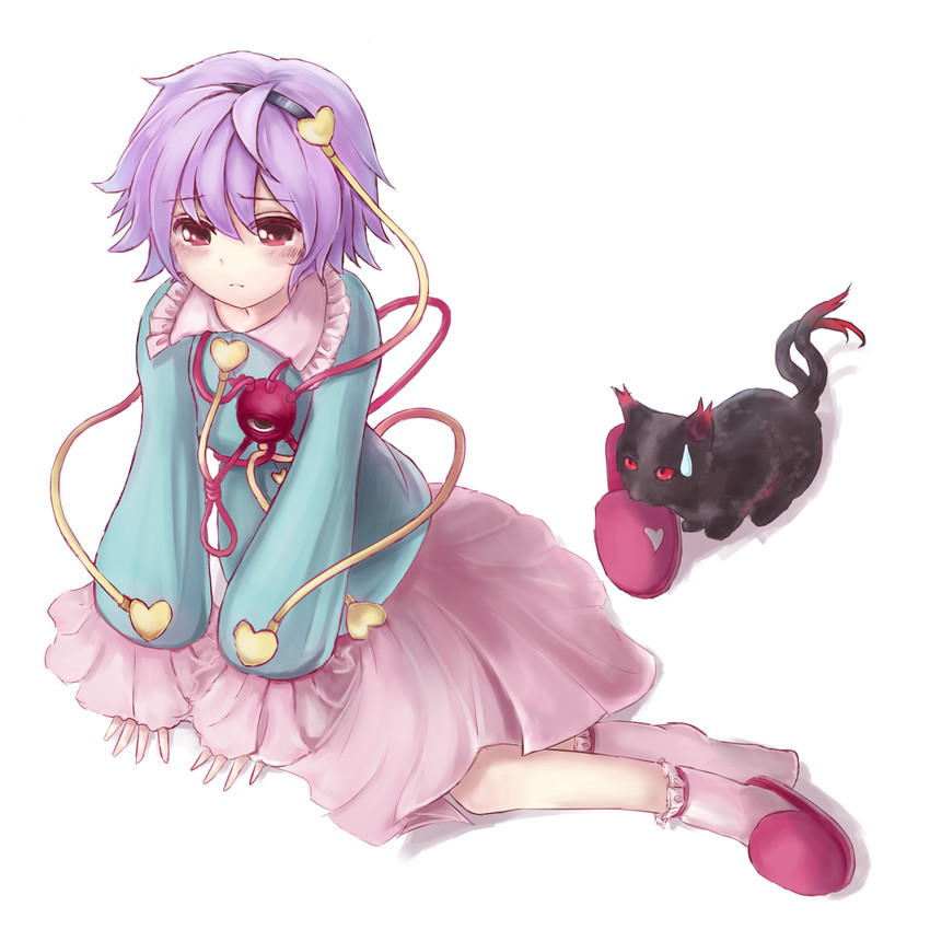 komeiji satori and kaenbyou rin (touhou) drawn by thkani