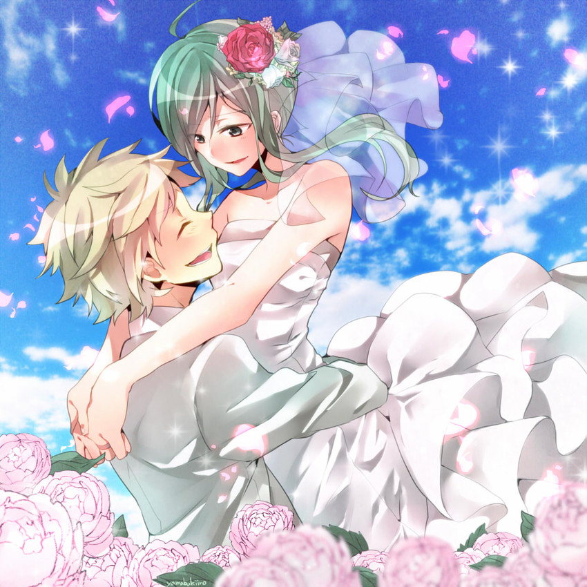 kido tsubomi and kano shuuya (kagerou project) drawn by yamabukiiro