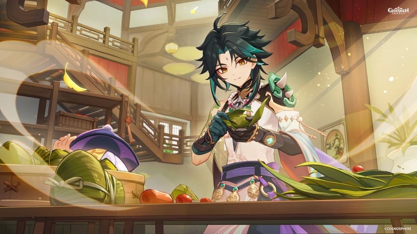 xiao and qiqi (genshin impact)