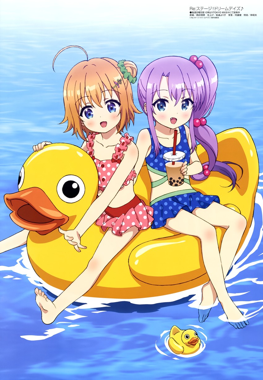 shikimiya mana and tsukisaka sayu (megami magazine and 1 more) drawn by nishimura_rie