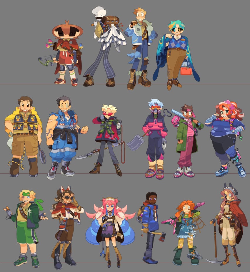 grian, geminitay, pearlescentmoon, solidaritygaming, smajor1995, and 11 more (minecraft youtube and 3 more) drawn by alienssstufff