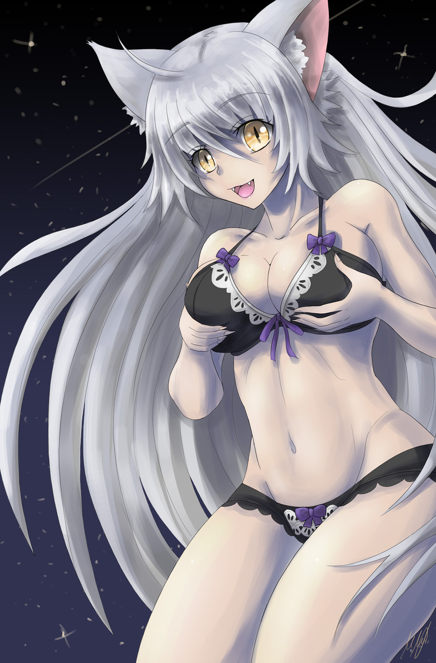 hanekawa tsubasa and black hanekawa (monogatari and 1 more) drawn by markus_moeller