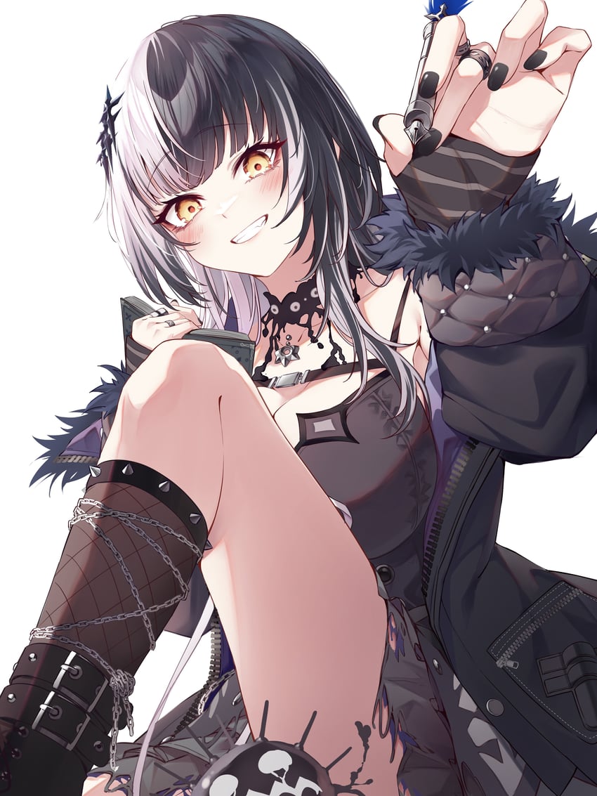 shiori novella and yorick (hololive and 1 more) drawn by tang-du