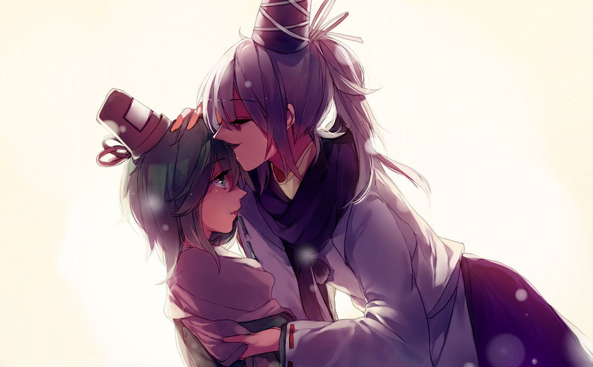 mononobe no futo and soga no tojiko (touhou) drawn by hug_(yourhug)