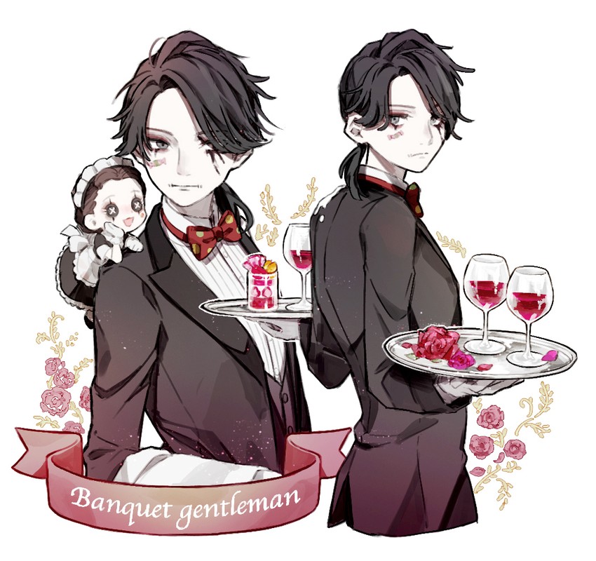 aesop carl and emily dyer (identity v) drawn by kouri_(kyorosuukeeeeeee)