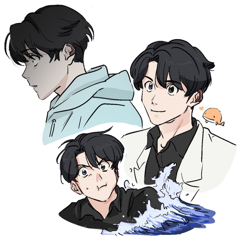 park moo-hyun (eoduun badaui deungbul-i doeeo) drawn by godst0812