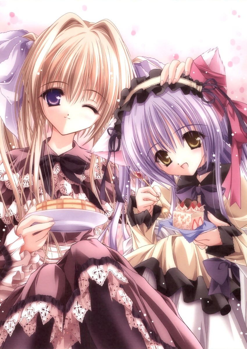 mina and karen (cafe little wish) drawn by tinker_bell_(pixiv_10956015)
