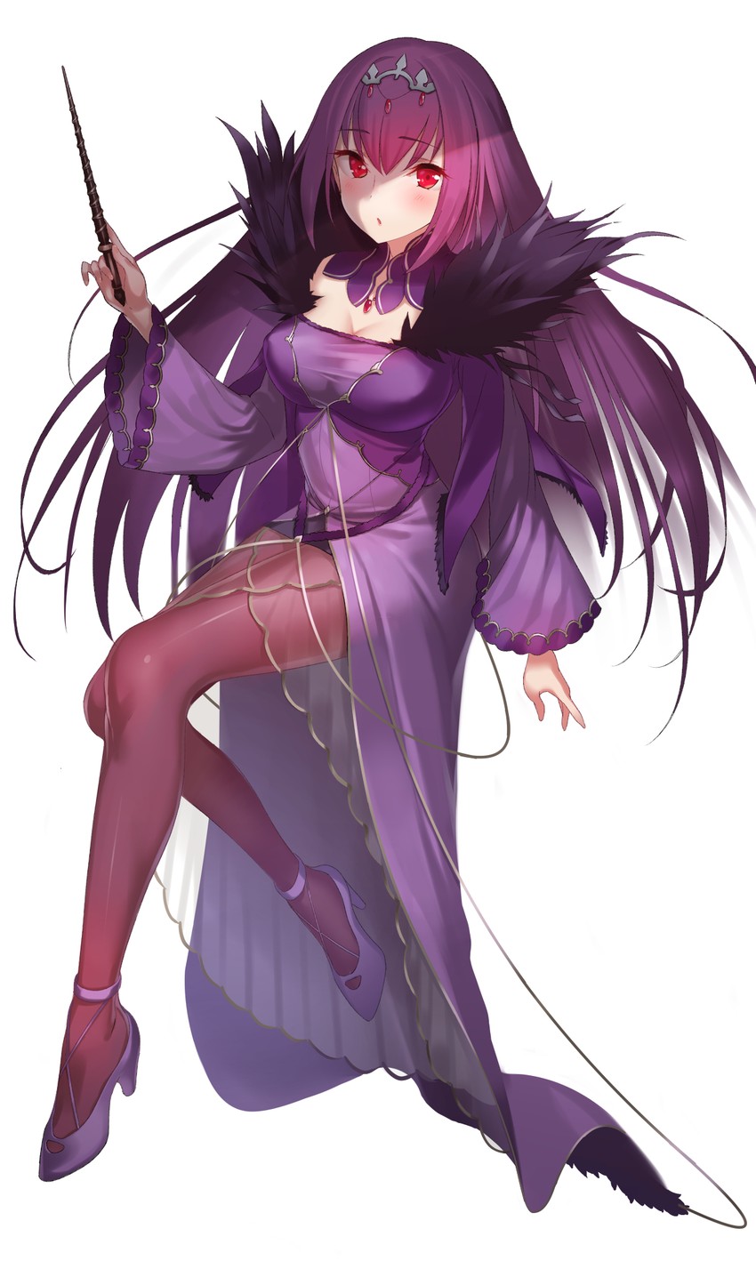 scathach and scathach skadi (fate and 1 more) drawn by green322