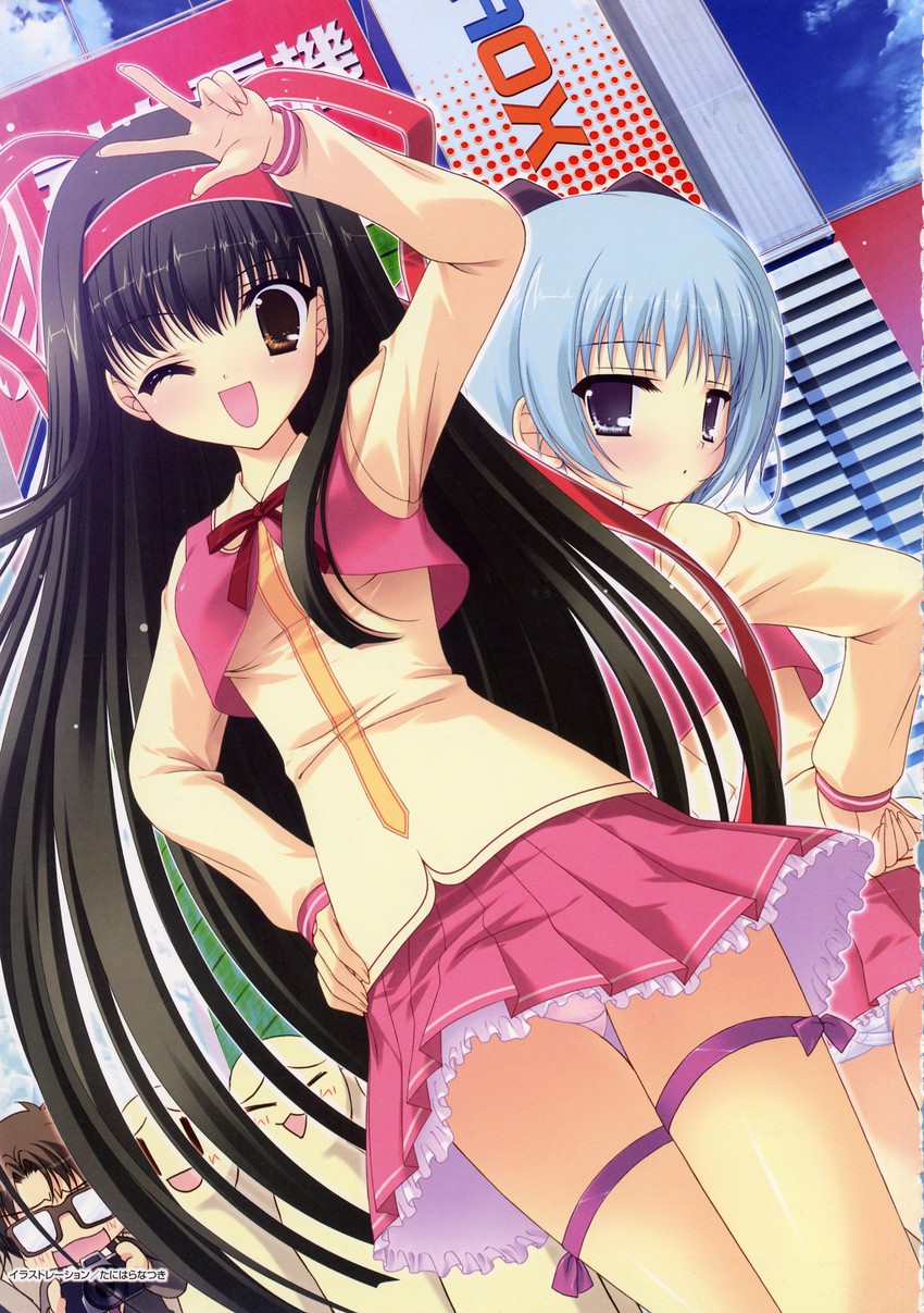wachi yuri and mikanagi ibuki (prism magical) drawn by tanihara_natsuki