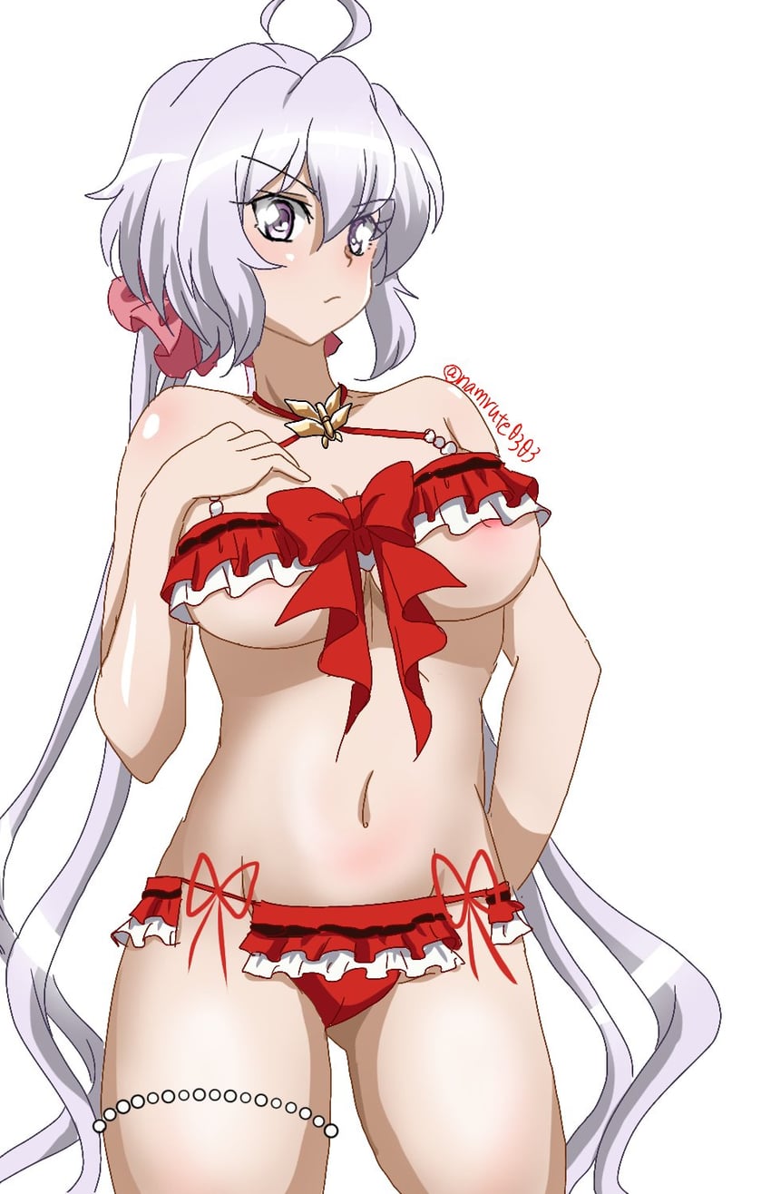 yukine chris (senki zesshou symphogear and 1 more) drawn by namrute0303