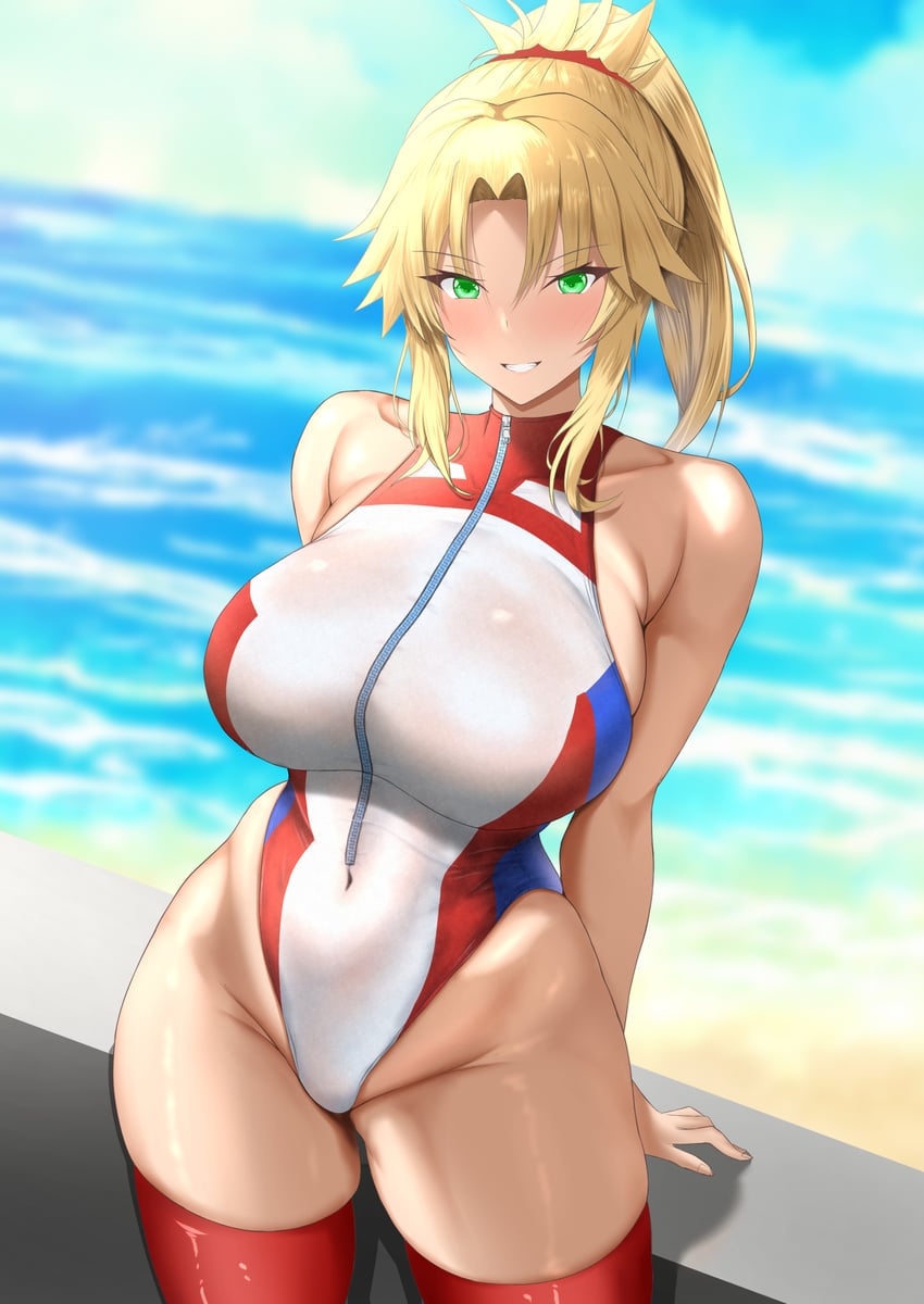 mordred (fate and 2 more) drawn by ranhatu