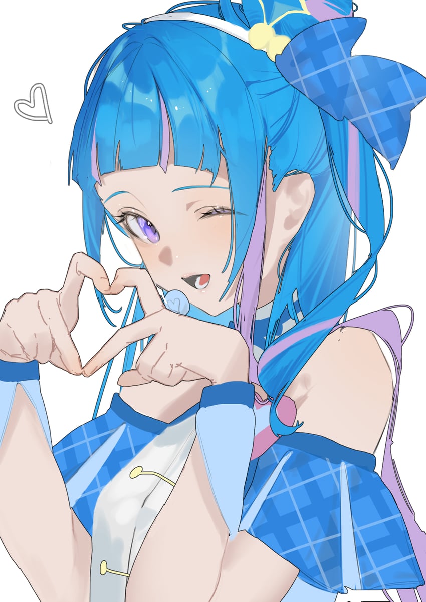 cure wink (precure and 1 more) drawn by uchuneko_m