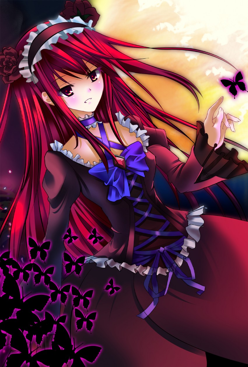 dark dream (precure and 1 more) drawn by shiraha