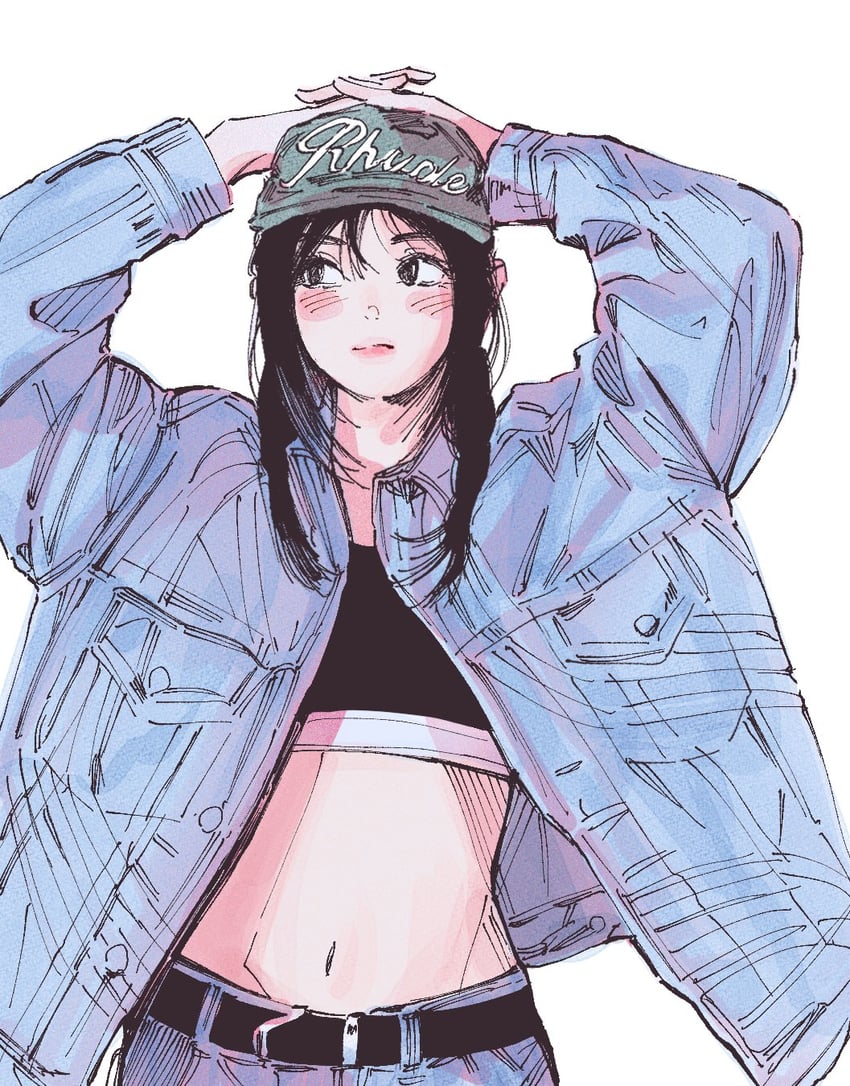 hanni (real life and 1 more) drawn by polo_tokki