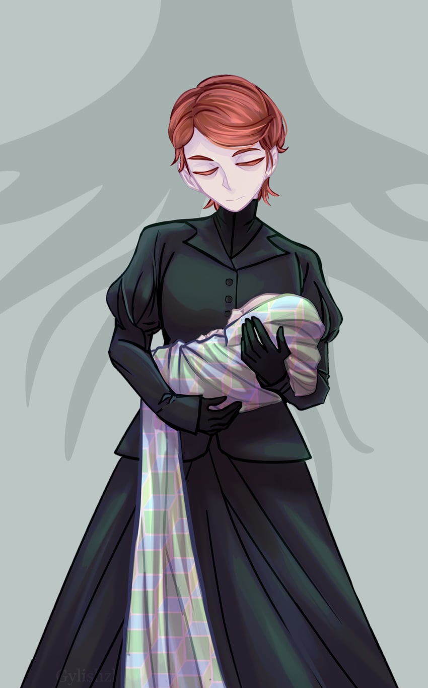 laura vanderboom and rose vanderboom (rusty lake) drawn by gylish-zl