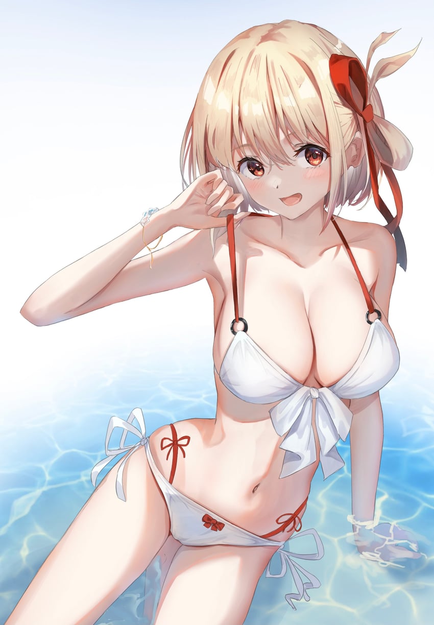 nishikigi chisato (lycoris recoil) drawn by wata0933