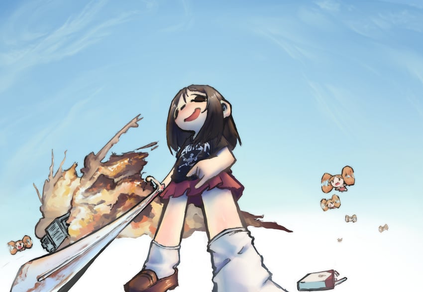 kasuga ayumu and mihama chiyo (azumanga daioh) drawn by nekololisanyakogrj