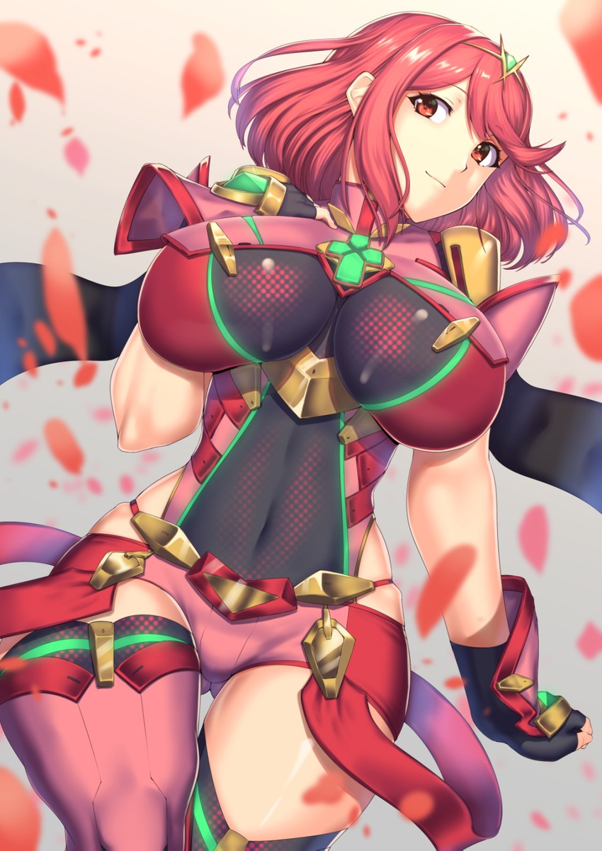pyra (xenoblade chronicles and 1 more) drawn by yui_sora