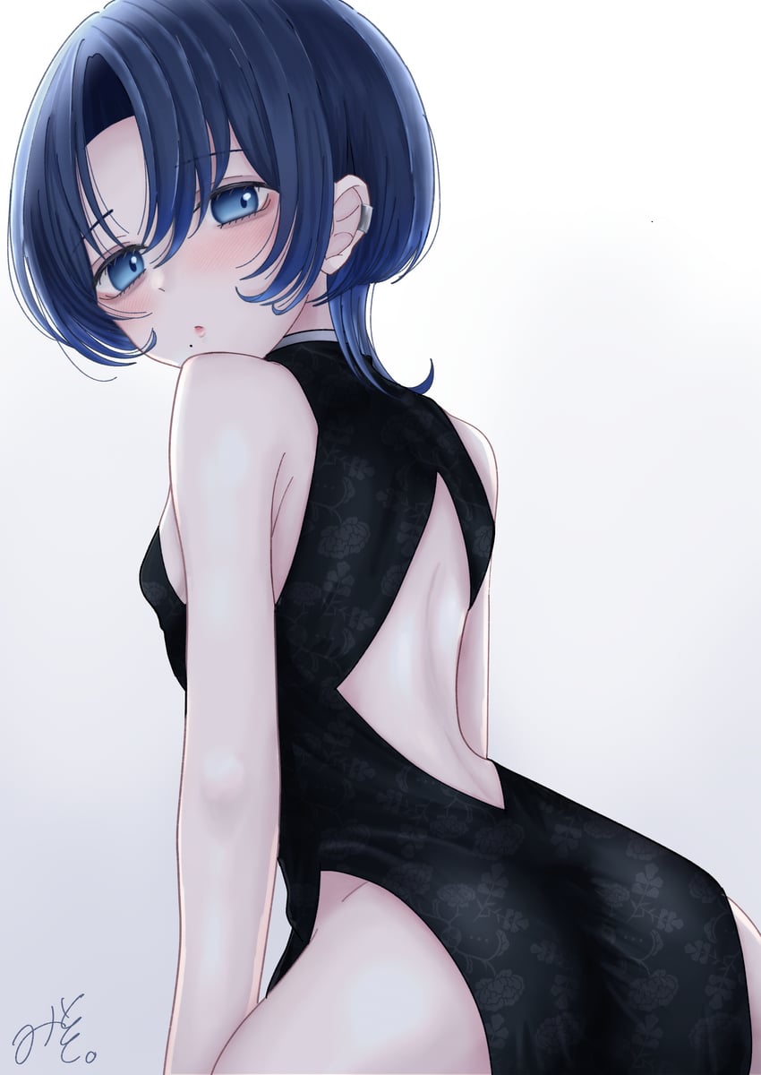hiodoshi ao (hololive and 1 more) drawn by miso_weiper