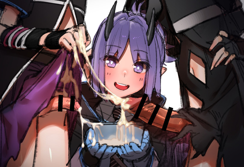 lava, hibiscus, and lava the purgatory (arknights) drawn by mirin_chikuwa