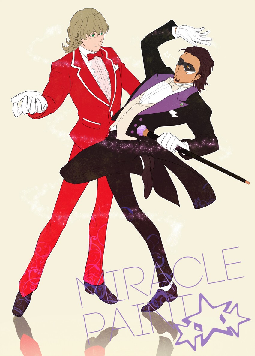 barnaby brooks jr. and kaburagi t. kotetsu (tiger & bunny) drawn by citric512