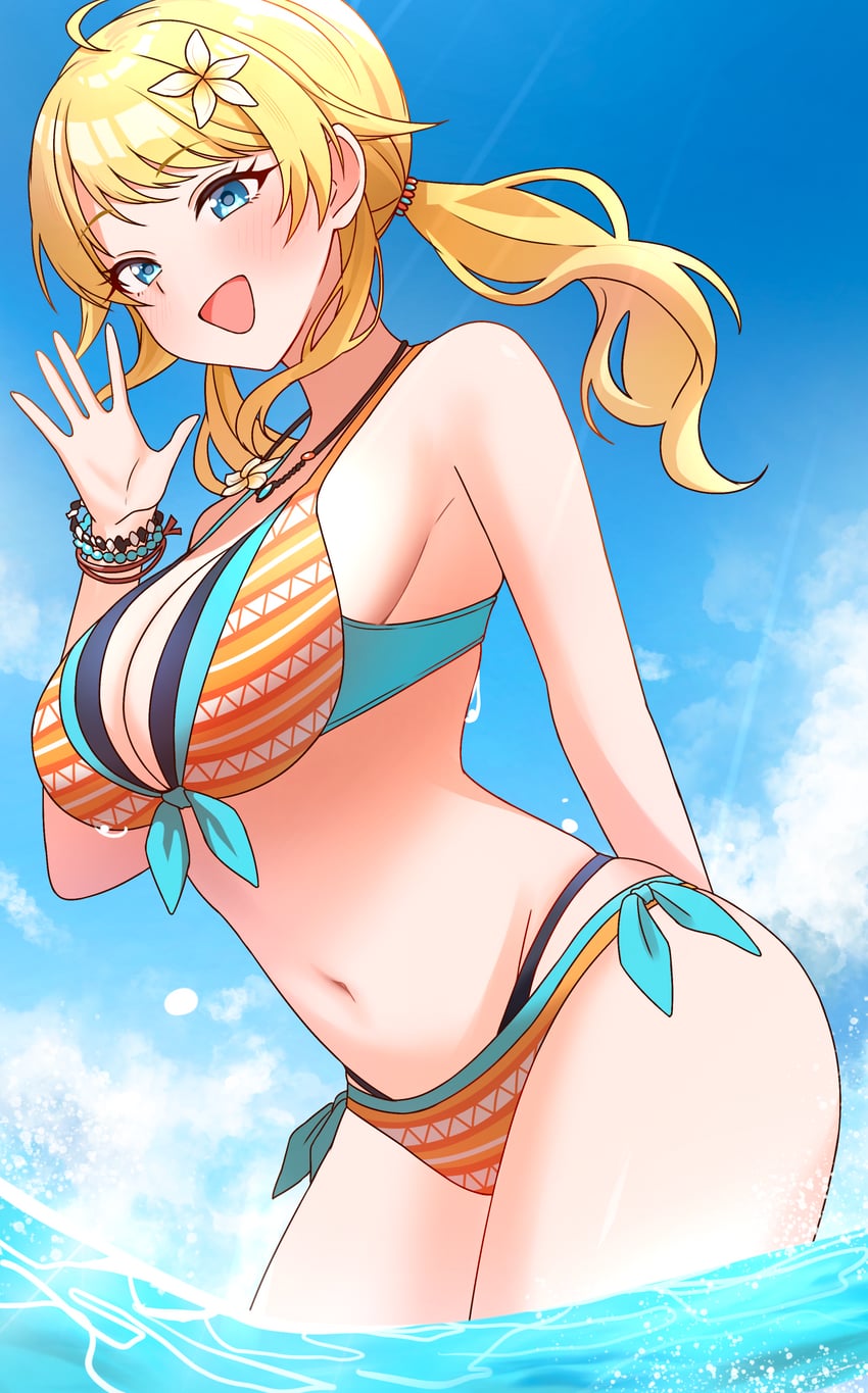 hachimiya meguru (idolmaster and 1 more) drawn by niban_(puka_0507)