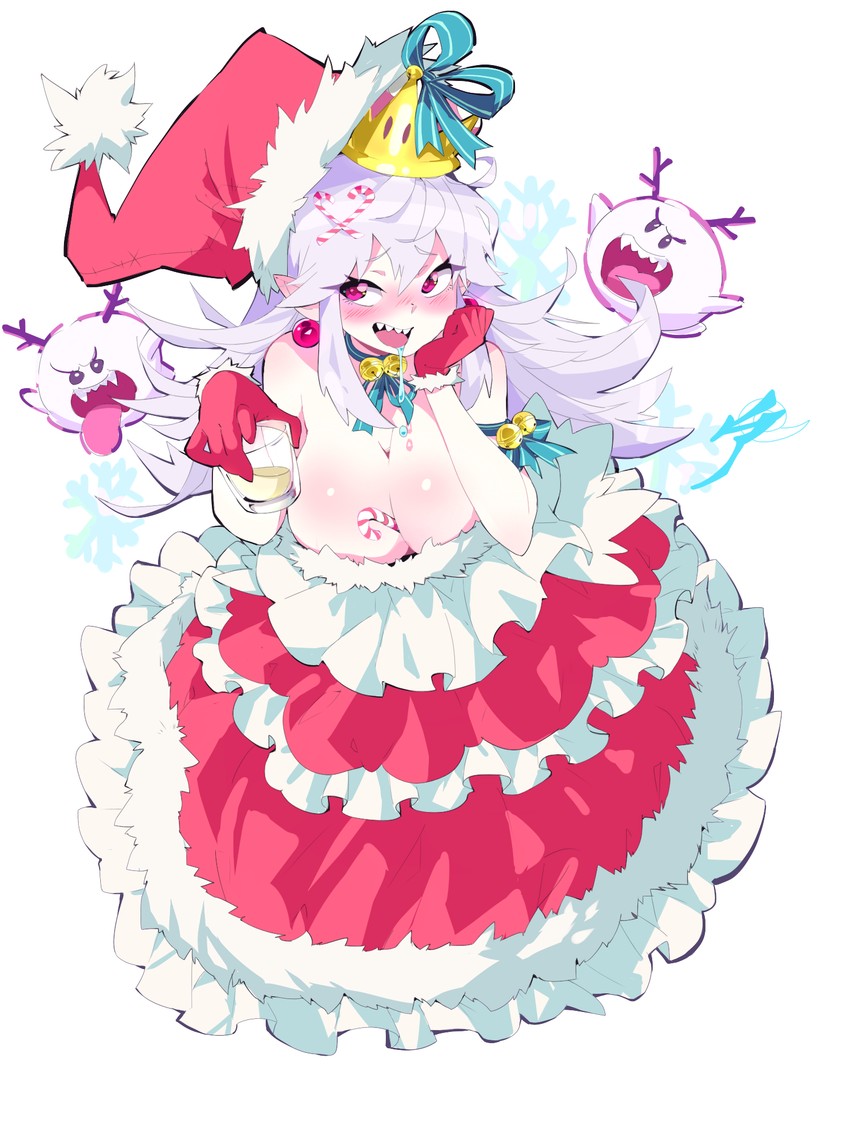 princess king boo and boo (mario and 2 more) drawn by aetherion