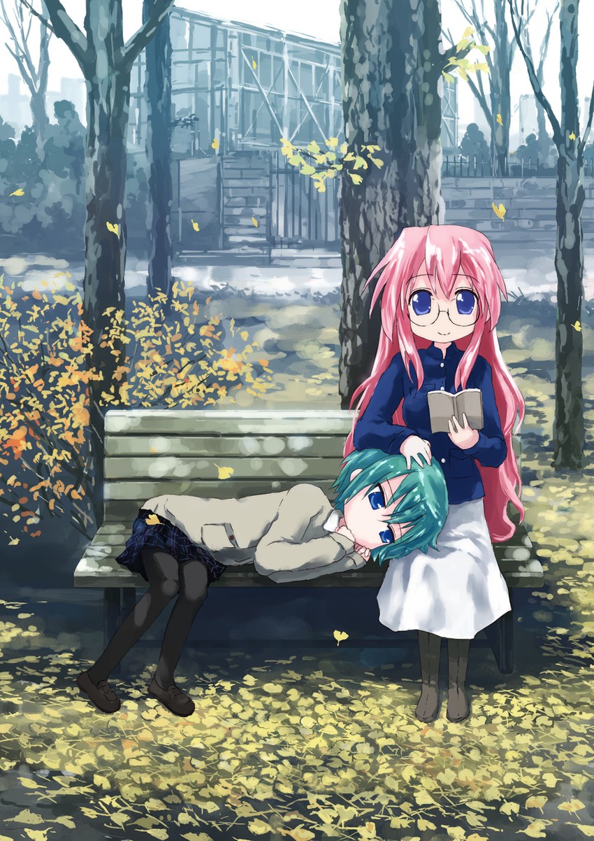 takara miyuki and iwasaki minami (lucky star) drawn by isou_nagi