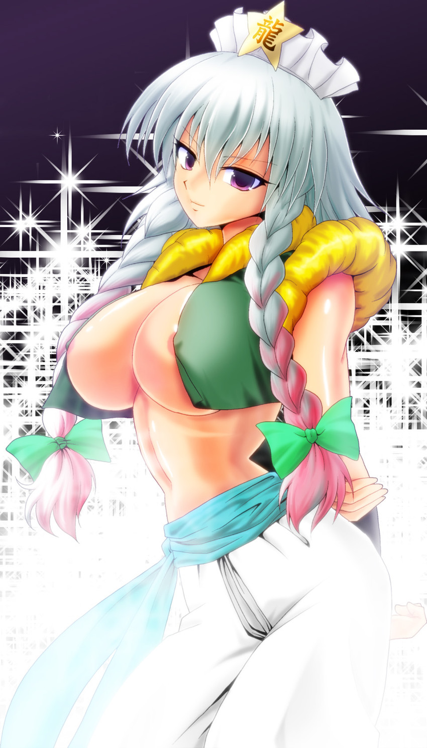 izayoi sakuya and hong meiling (touhou and 2 more) drawn by kamishima_kanon