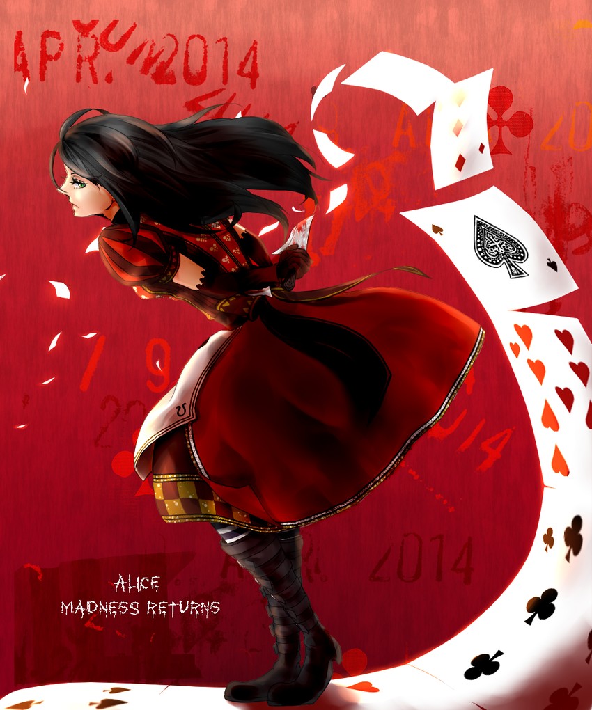 alice liddell (american mcgee's alice and 1 more) drawn by ldicc