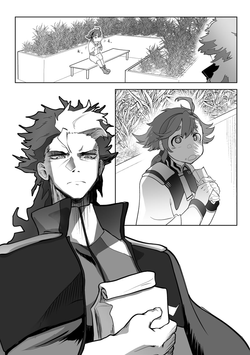 suletta mercury and guel jeturk (gundam and 1 more) drawn by comizku