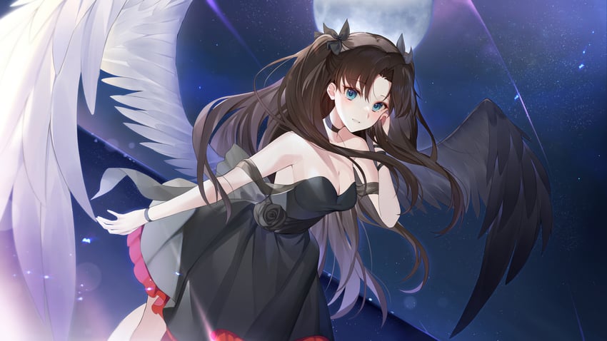tohsaka rin (fate and 1 more) drawn by ion_(on01e)