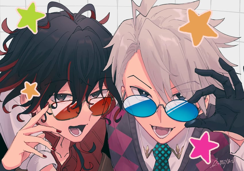 james moriarty and dante alighieri (fate and 1 more) drawn by knyhks_zms