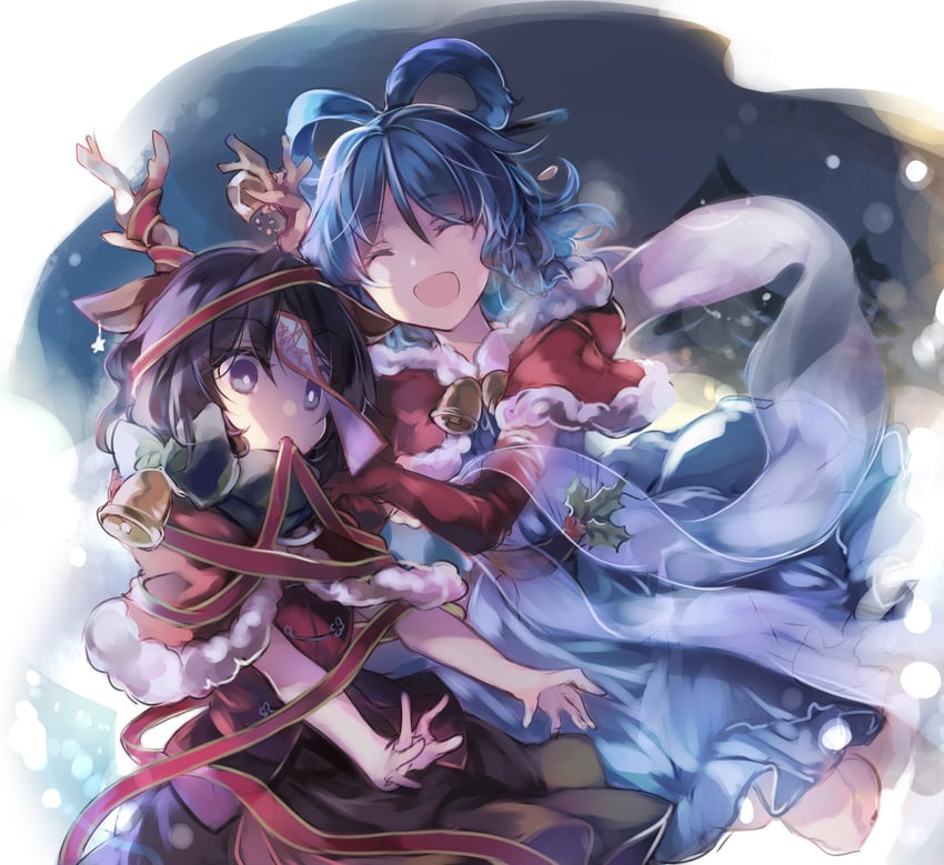kaku seiga and miyako yoshika (touhou) drawn by kutsuki_kai