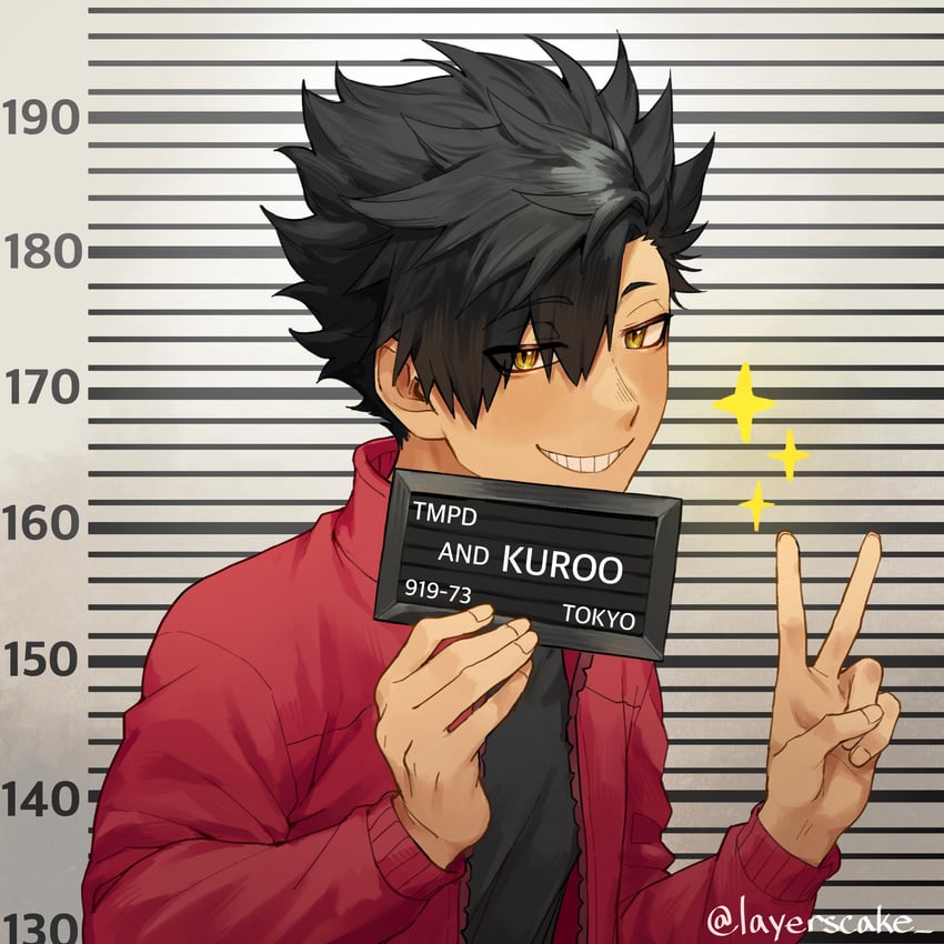 kuroo tetsurou (haikyuu!! and 1 more) drawn by layerscake