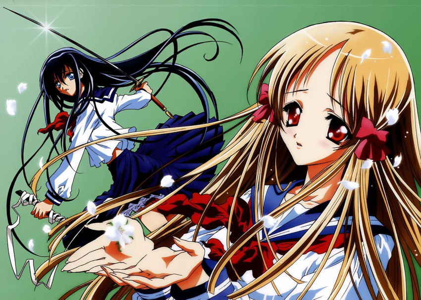 azuma hazuki and azuma hatsumi (yami to boushi to hon no tabibito)