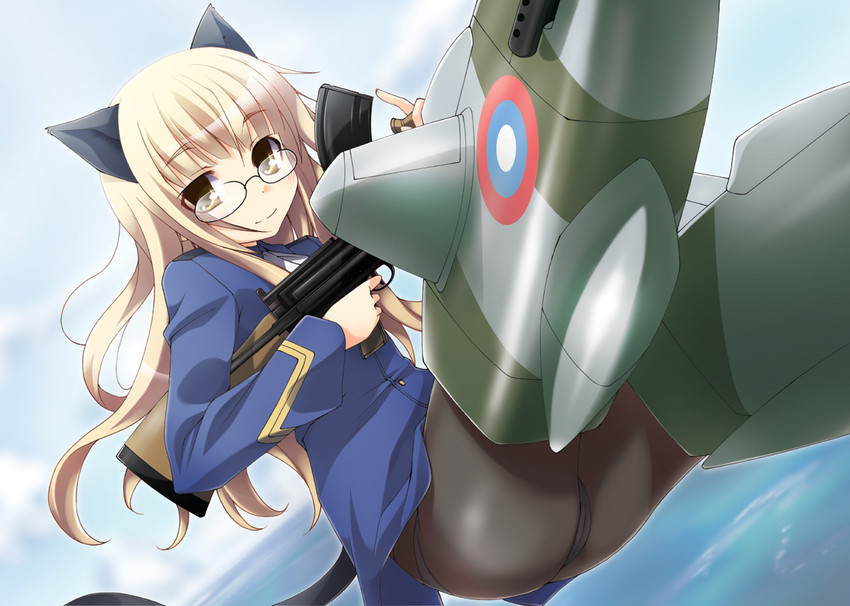 perrine h. clostermann (world witches series and 1 more) drawn by yume_no_owari