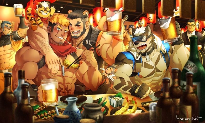 alca, romg, beenic, kamui, sig, and 1 more (gyee) drawn by xiawenjie