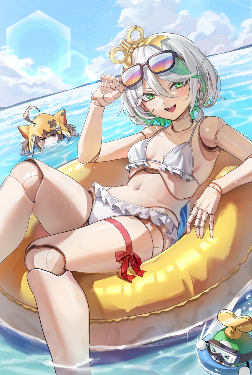 gigi murin, cecilia immergreen, and otomo (hololive and 1 more) drawn by wszkii