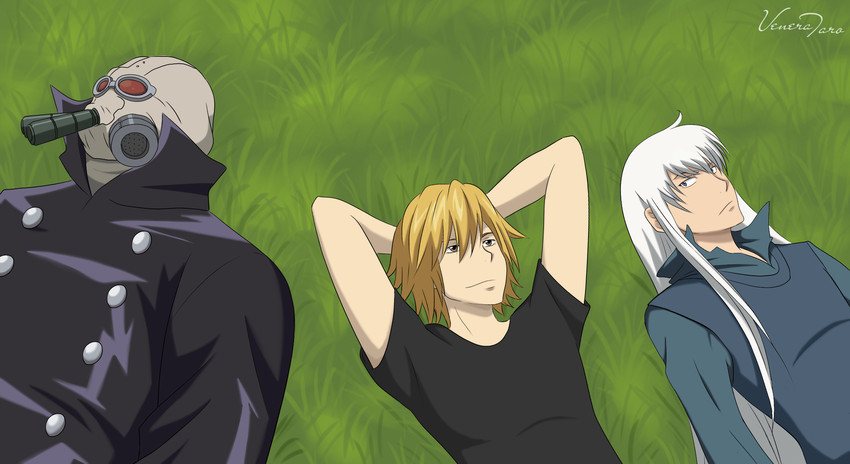 superbi squalo, dino, and gola mosca (katekyo hitman reborn!) drawn by venera_taro