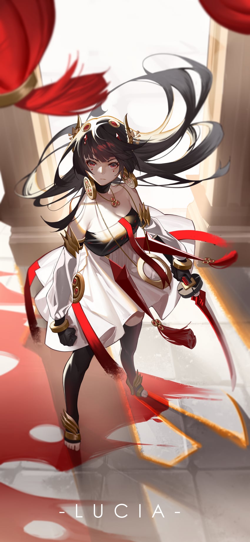 lucia and lucia: plume (punishing: gray raven) drawn by xe367