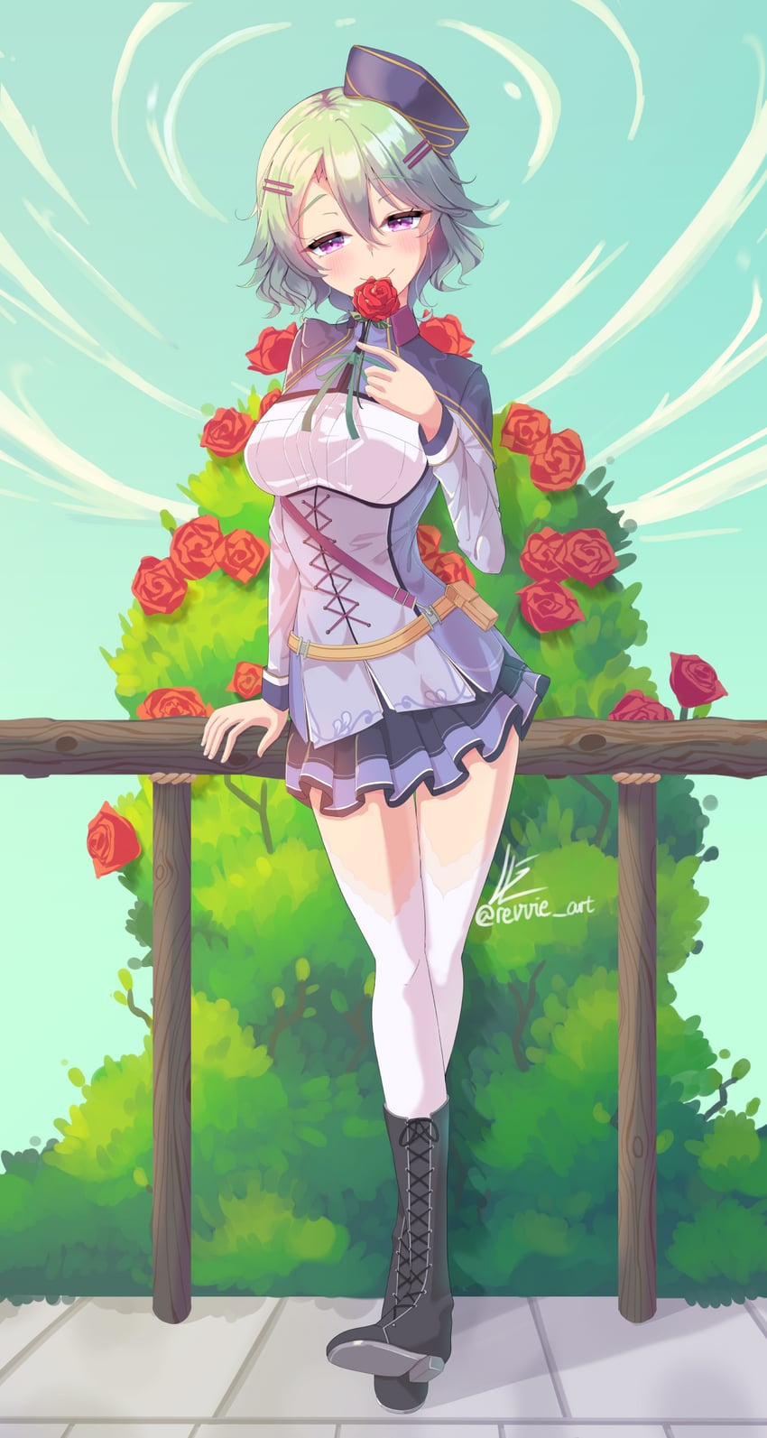 musse egret (eiyuu densetsu and 2 more) drawn by revvie